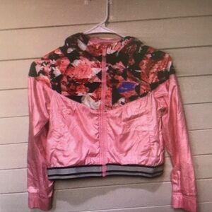 Pink Floral Women's Jacket